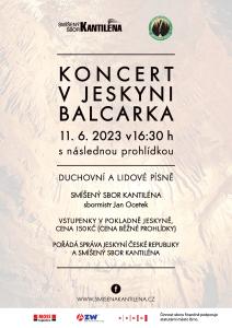 Koncert v jeskyni Balcarka - Kantiléna 2023